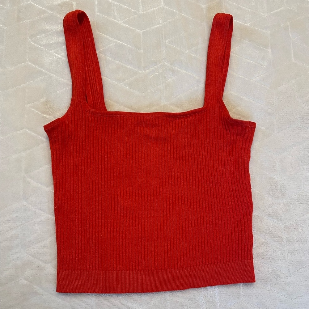 Garage Ribbed Tank Top